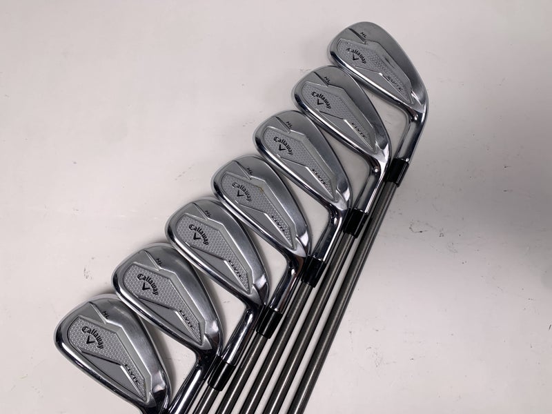Callaway Elyte HL Iron Set 4-PW AeroTech SteelFiber i110 CW Stiff RH