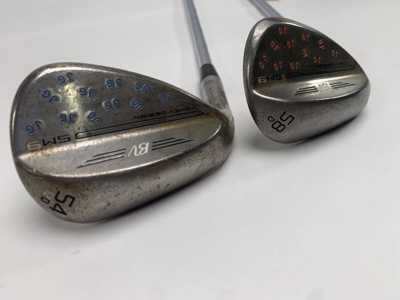 Titleist Vokey SM9 Raw Wedge Set 54*12 58*12  DG S400 Tour Issue Wedge Steel LH