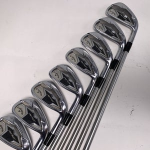 Callaway Apex 19 Iron Set 4-PW+GW KBS Tour C-Taper 130g XStiff Steel Mens RH