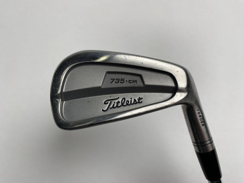 Titleist 735.CM Chrome Single 6 Iron True Temper Dynamic Gold S300 Stiff RH