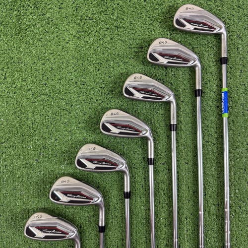 Tommy Armour 845 MM20 Iron Set 5-PW AW XP 85 S300 Stiff Flex -1/2 Short