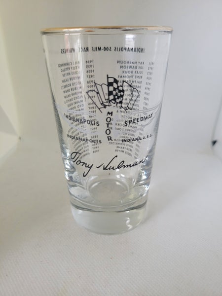 Vintage 1959 Indianapolis Motor Speedway Glass