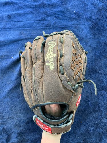 Brown Adult Rawlings Mark of a Pro RH Pitcher's Baseball Glove 12.5" (Used)
