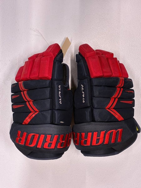 Blue Senior Warrior Alpha DX3 Gloves 14" (Used)