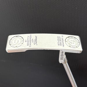 SCOTTY CAMERON STUDIO SELECT NEWPORT 2 PUTTER (34.5) + HEADCOVER