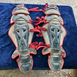 Black Adult Mizuno Samurai Catcher's Leg Guard (Used)