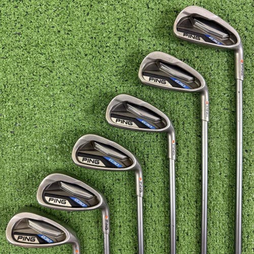 Ping G30 Iron Set 6-PW SW Orange Dot TFC 419 Senior SR Flex -1/2 Short