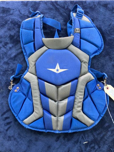 Blue Intermediate All Star System 7 Catcher's Chest Protector (Used)