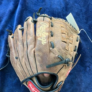 Brown Adult Rawlings Mark of a Pro RH Outfield Baseball Glove 12.5" (Used)