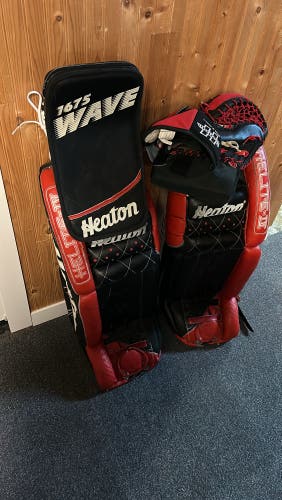 34" 2003 Heaton Helite-Z Goalie Leg Pads (Used)