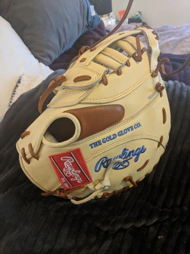 Rawlings Pro Preferred 1B Mitt LTH - Blonde/Blue (New) Model PROSEM20C