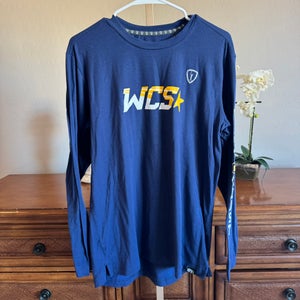 Adrenaline West Coast Starz Long Sleeve Performance Tee Navy Large