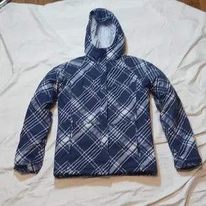 COLUMBIA WINTER COAT GIRLS 18 / 20 JACKET PARKA PURPLE WHITE