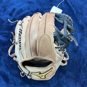 White Adult Mizuno Pro RH Infield Baseball Glove 11.5" (Used)
