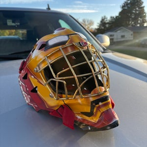 IRON MAN! - Senior Small Itech Goalie Mask (Used)