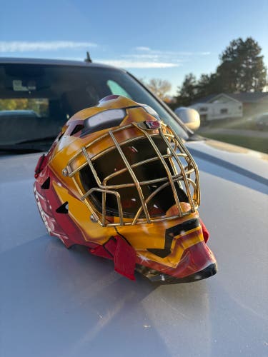 IRON MAN! - Senior Small Itech Goalie Mask (Used)
