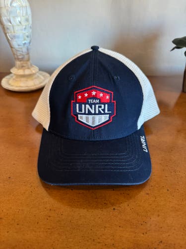 Team UNRL National Leave A Legacy Trucker Hat Navy and White Adjustable