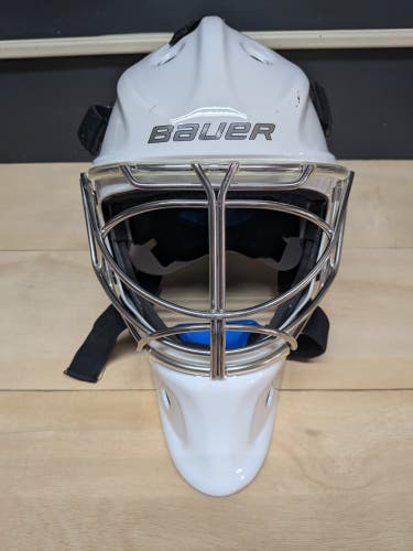 Senior Large Bauer NME 8 Goalie Mask (Used)