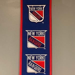 New York Rangers Heritage Banner 32”x8” (Used)