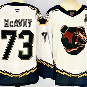 Charlie McAvoy Boston Bruins Hockey Jersey White 52