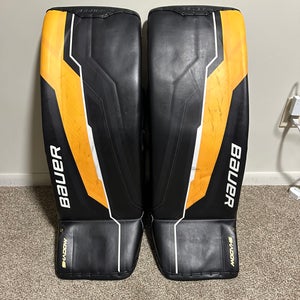 Medium 2024 Bauer Supreme Shadow Goalie Leg Pads Pro Stock (Used)