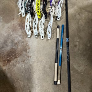 Lacrosse heads and shafts for sale