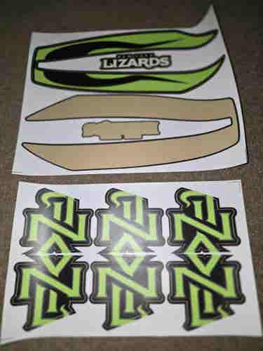 NEW New York Lizards MLL Lacrosse Team Issued Helmet Decals