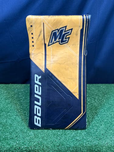 Used Bauer Mach NCAA Pro Stock Regular Goalie Blocker