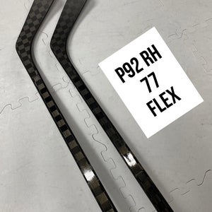 Senior(2x)Right P92 77 Flex ProBlackStock™ Unbranded Blackouts Pro Stock Nexus Hockey Sticks