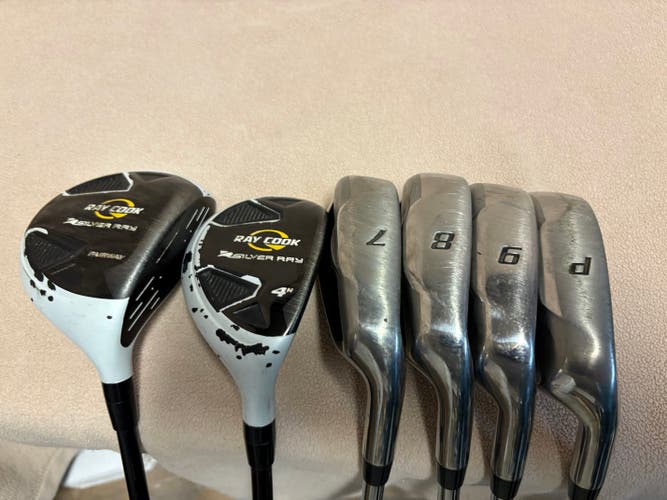 Ray Cook Silver Ray Right Handed Clubs (Full Set) Regular Flex 6 Pieces (Used)