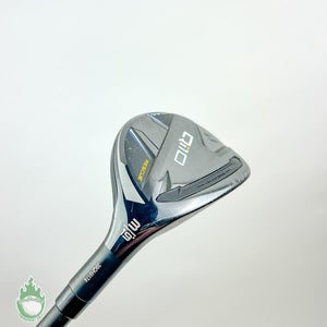 Used RH TaylorMade Qi10 3 Hybrid Rescue 19* IZ-85 Stiff Flex Graphite Golf Club