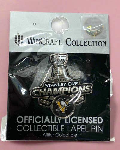 Pittsburgh Penguins 2016 NHL Stanley Cup Champions NOS Pin (New)