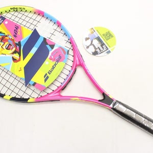 **NEW** 2024 BABOLAT NADAL JUNIOR 25 JUNIOR TENNIS RACQUET PRESTRUNG. #140504