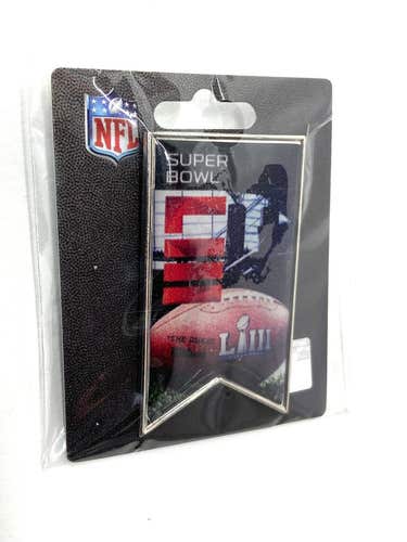 Super Bowl LIII (53) "Banner Football" 2019 NFL Collectible NOS Pin (New)