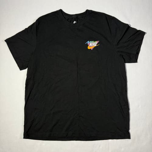 Nike Men's T-Shirt Short Sleeve Black (FD6636-010) Crew Neck Beach Pug - XXL