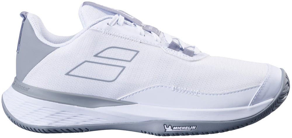 *NIB* WOMEN'S BABOLAT SFX EVO ALL COURT TENNIS SHOES (WHT/LUNAR GRAY) SZ 10