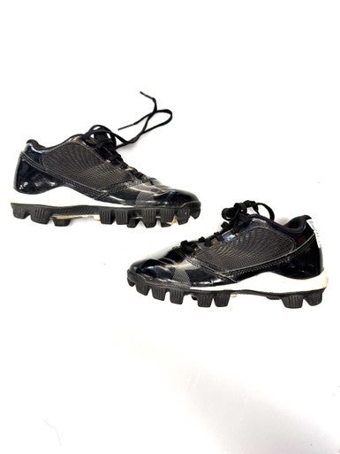 Used Under Armour AUTHENTIC COLLECTION BB/SB Cleats Black Youth 12.0 11860-C000299915