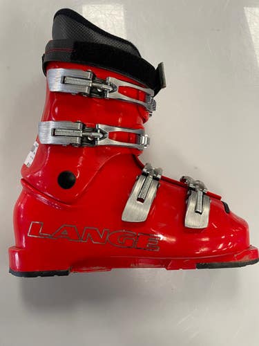 Used Lange FERRARI Boys DH Ski Boot Red 265 MP - M08.5 - W09.5 11860-S000299918