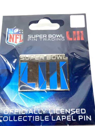 Super Bowl LIII (53) "Roman Numerals" NFL Collectible NOS Trading Pin (New)