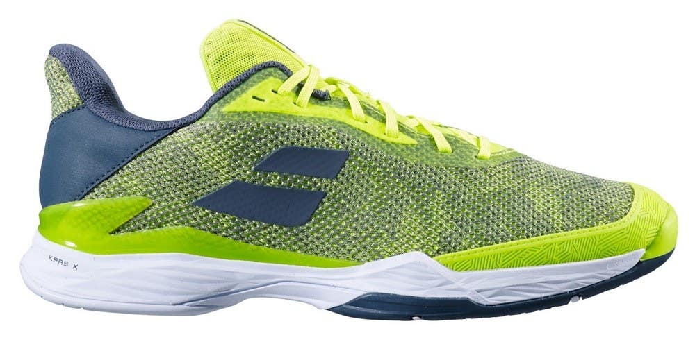 *NIB* BABOLAT MEN'S JET TERE ALL COURT TENNIS SHOES (FLUO YELLOW) SIZE 10.5