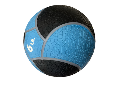 Used POWER SYSTEMS MED BALL 6LB Medicine Ball Royal Blue 6 lb 11613-S000170435