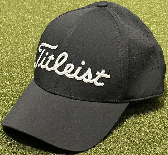 Titleist 2024 Players Tech Adjustable Golf Hat Cap Black/White One Size #94704