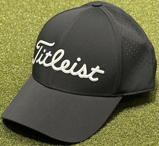 Titleist 2024 Players Tech Adjustable Golf Hat Cap Black/White One Size #94704