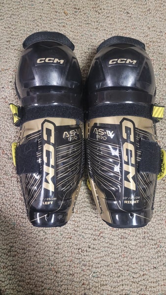 Youth CCM ASV Pro 10" Shin Pads (Used)