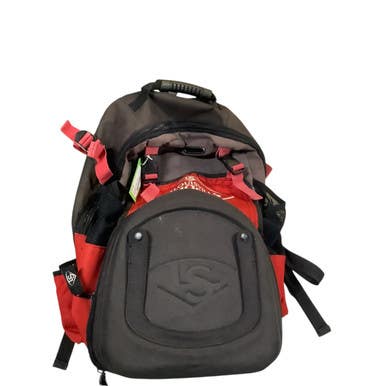 Used Louisville Slugger BACKPACK BB/SB Player Backpack Red 11479-S000407376