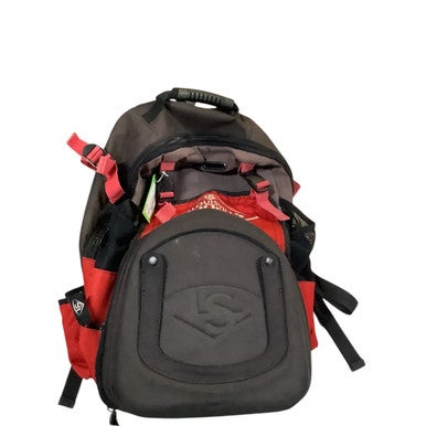 Used Louisville Slugger BACKPACK BB/SB Player Backpack Red 11479-S000407376