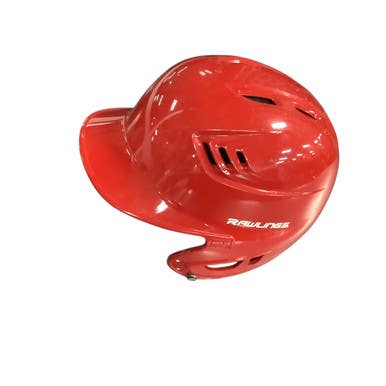 Used Rawlings RED YTH BATTING HELMET Batting Helmet No Mask Red MD 11479-S000407317