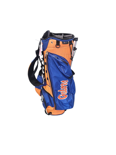 Used Datrek FLORIDA GATORS GOLF BAG Mens Stand Bag Navy Blue 11850-S000021885