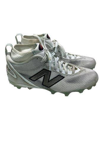 Used New Balance LAX Cleats Mens White Senior 9.5 11347-S000258061