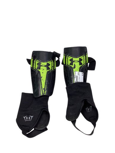 Used Under Armour Soccer Shin Guards Adult Black MD 11347-S000257995
